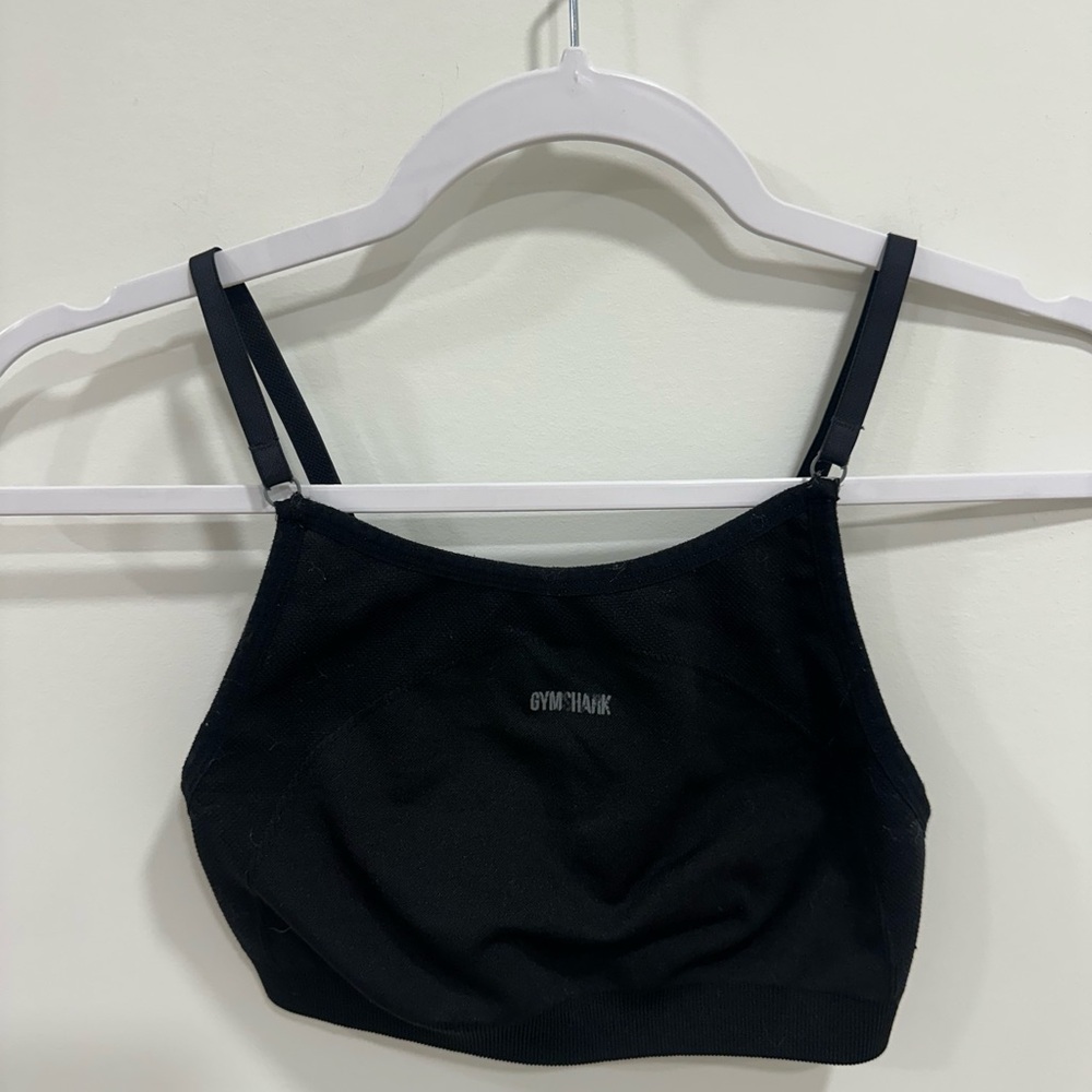 Gymshark Midnight Black Activewear Top